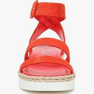 NEW Franco Sarto Vibrant Red Sandals